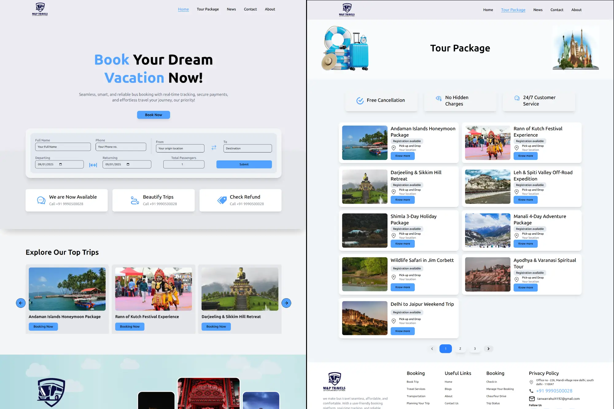 MP Travels - The Travel Bookers